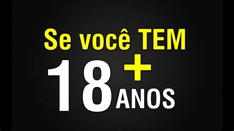 para maiores de 18|Para Maiores de 18